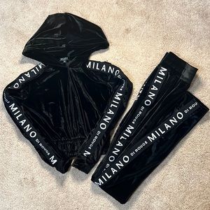 NWOT - Milano di Rouge Velour Track Suit